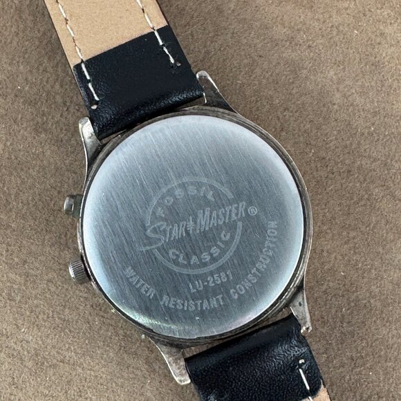 Vintage Fossil early StarMaster Sports Watch Two Tone - Picture 6 of 7